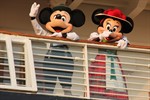 Mickey und Minnie auf der Disney Magic