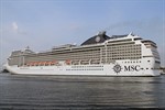 MSC Magnifica im Kreuzfahrthafen Warnemünde