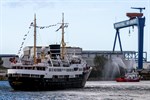 Kreuzfahrtschiff „Nordstjernen“ in Rostock-Warnemünde