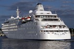 Silver Cloud im Kreuzfahrthafen Rostock-Warnemünde