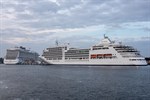 Die Silver Spirit im Kreuzfahrthafen Warnemünde