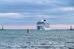 Erstanlauf der „Viking Mars“ im Kreuzfahrthafens Warnemünde