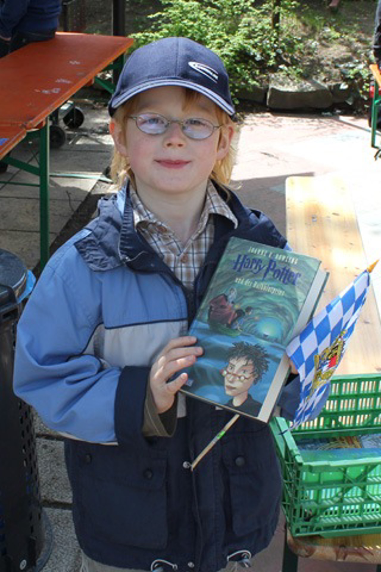 Max-Malte (7) mit seinem Harry Potter-Band