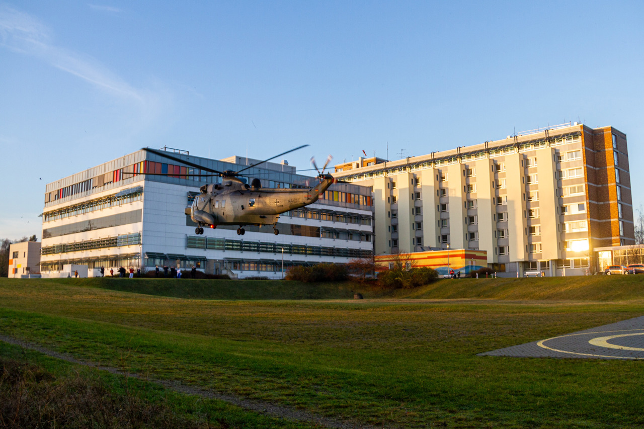 Der Sea King am Klinikum Südstadt Rostock