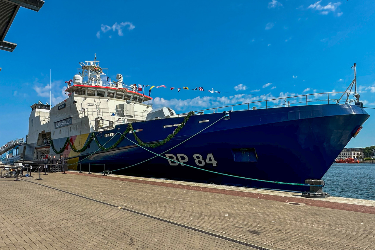 BP 84 „Neustadt“ - Taufe in Rostock-Warnemünde