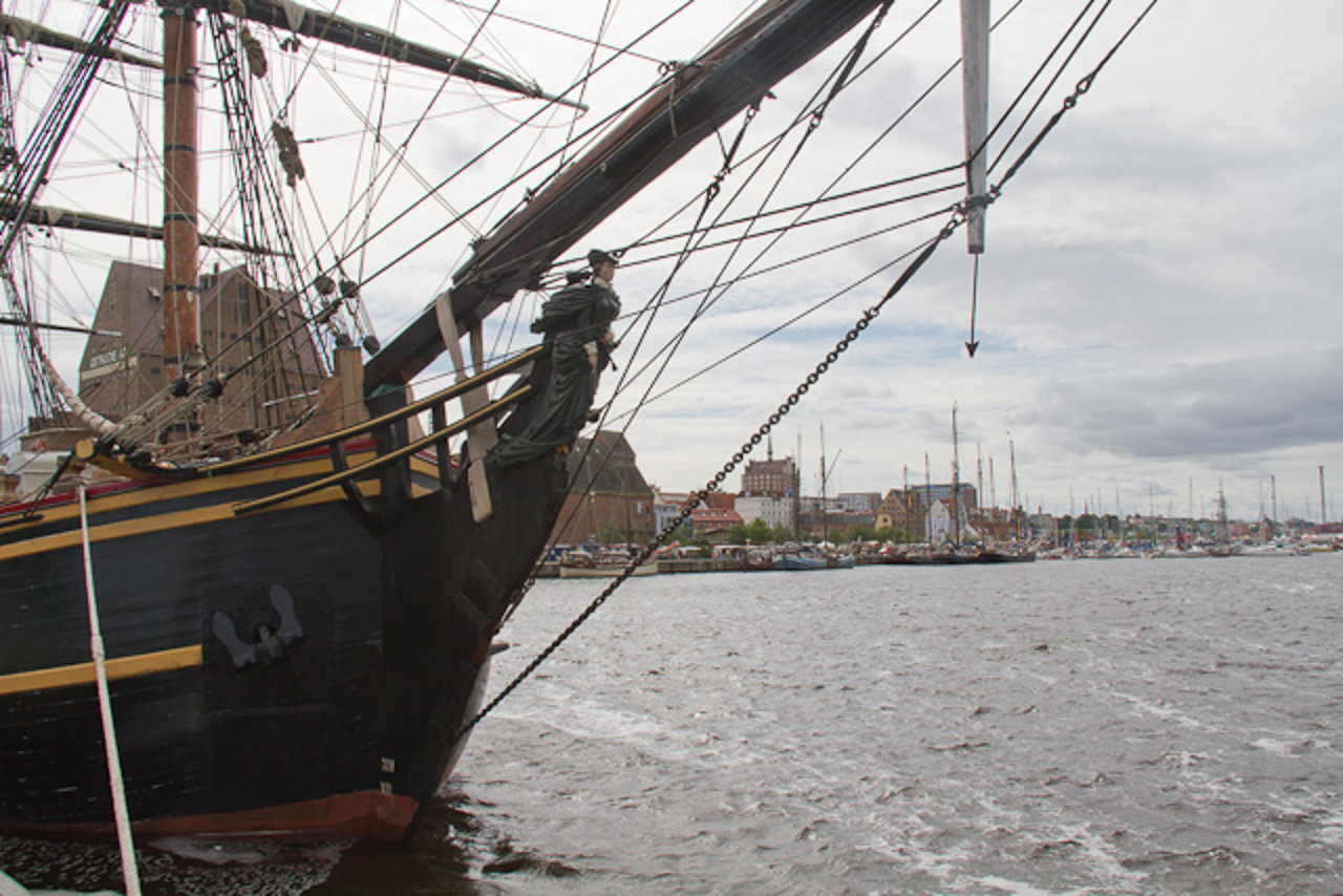 Open Ship auf der Bounty im Stadthafen Rostock