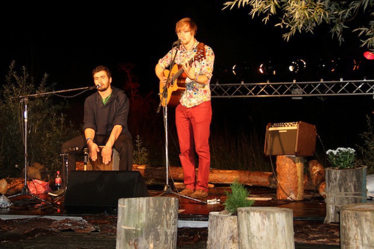 camou bei der Lichtklangnacht 2014 im IGA-Park