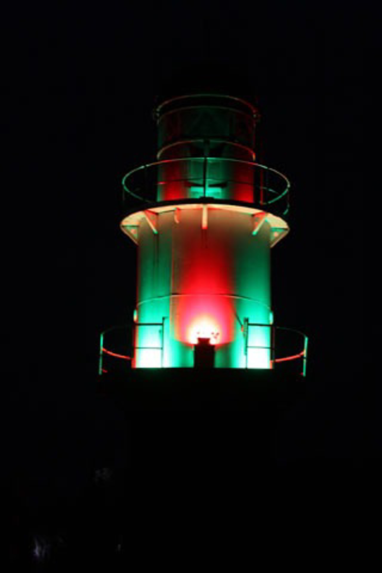 Bunter Leuchtturm