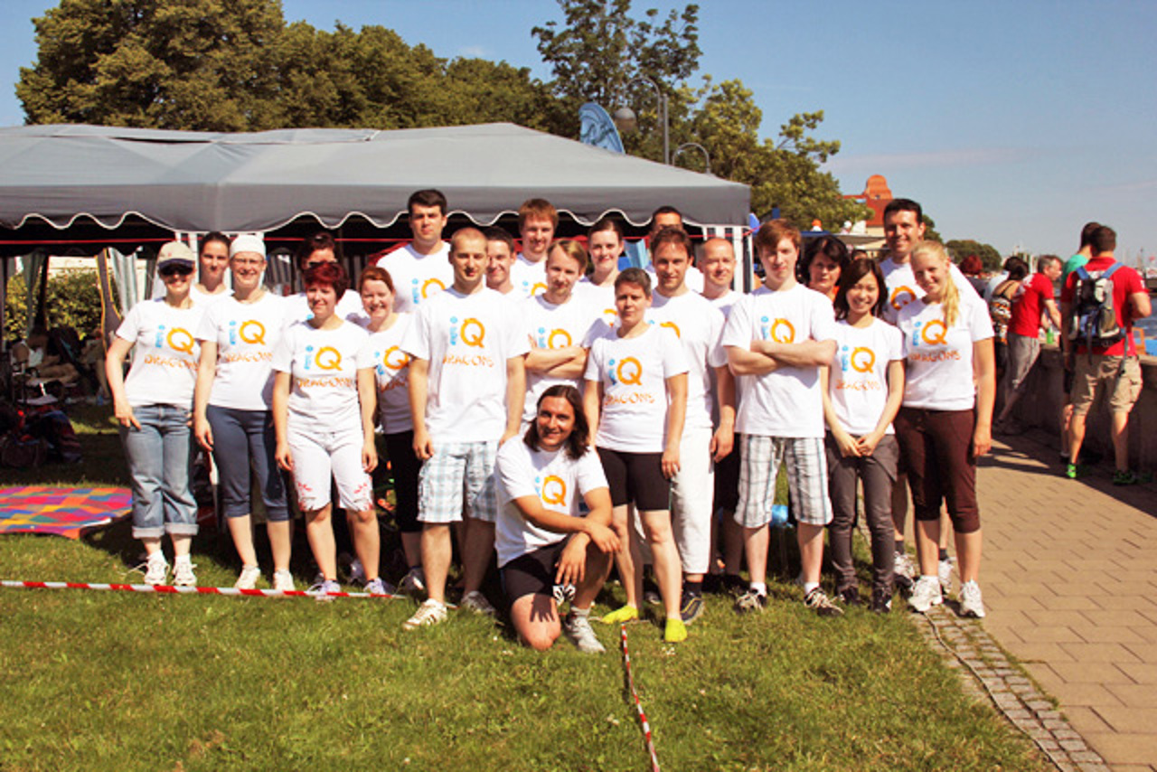 iQ beim Warnemünder Drachenbootfestival 2011
