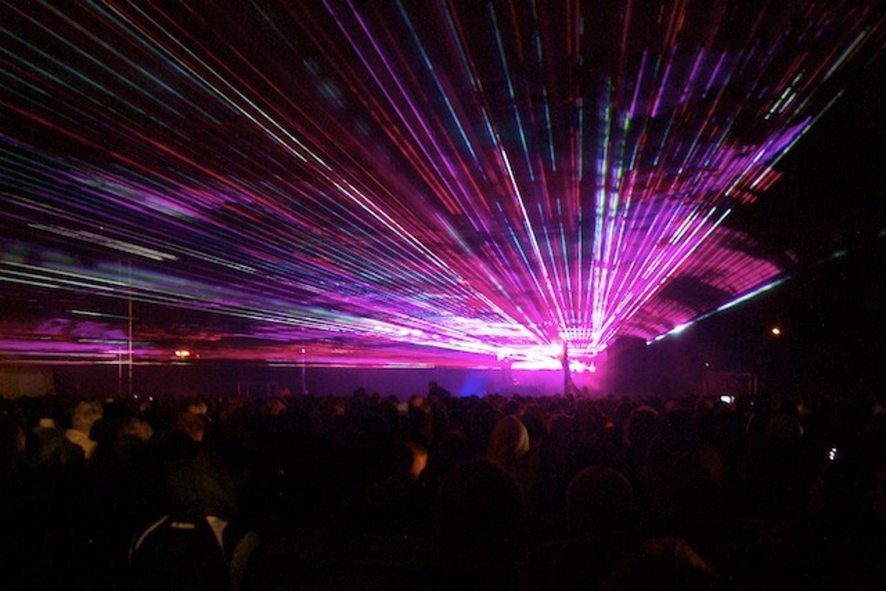 Pyro Games lasershow