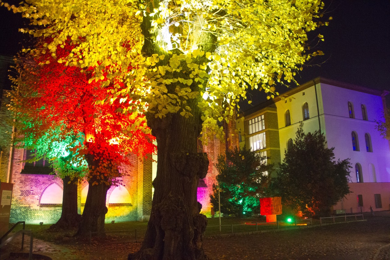 Illumination im Klosterhof