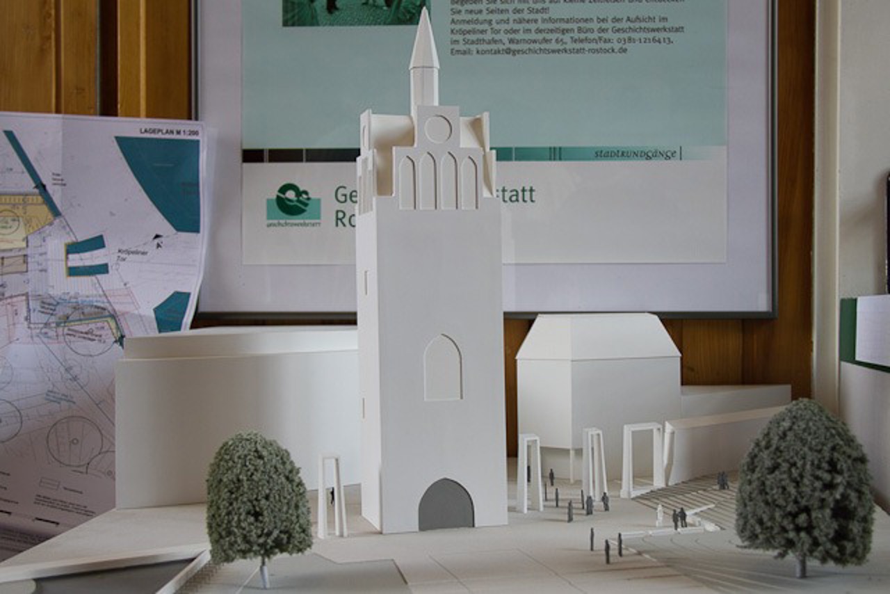 Modell des Kröpeliner-Tor-Platzes