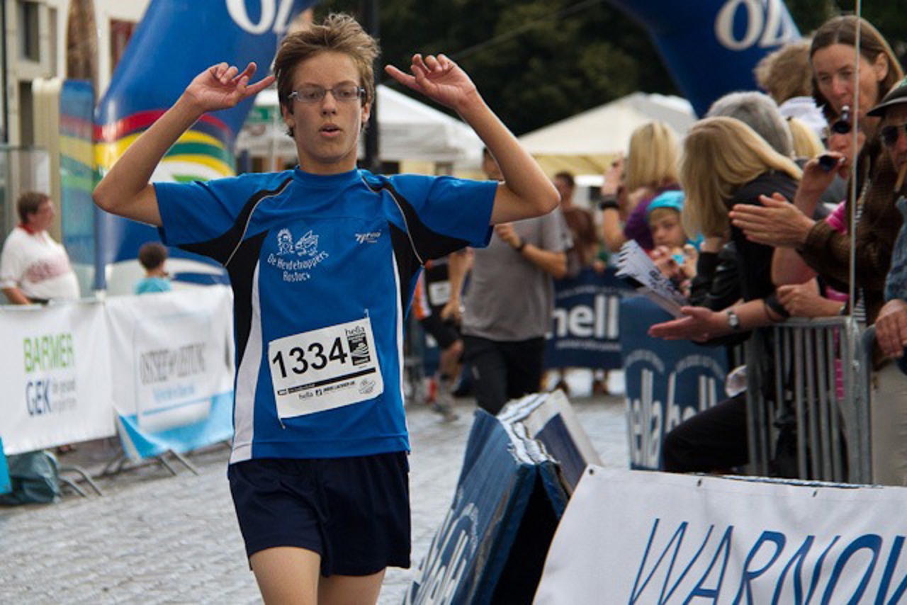Robin Tiburtius: Erster beim Kidsmarathon