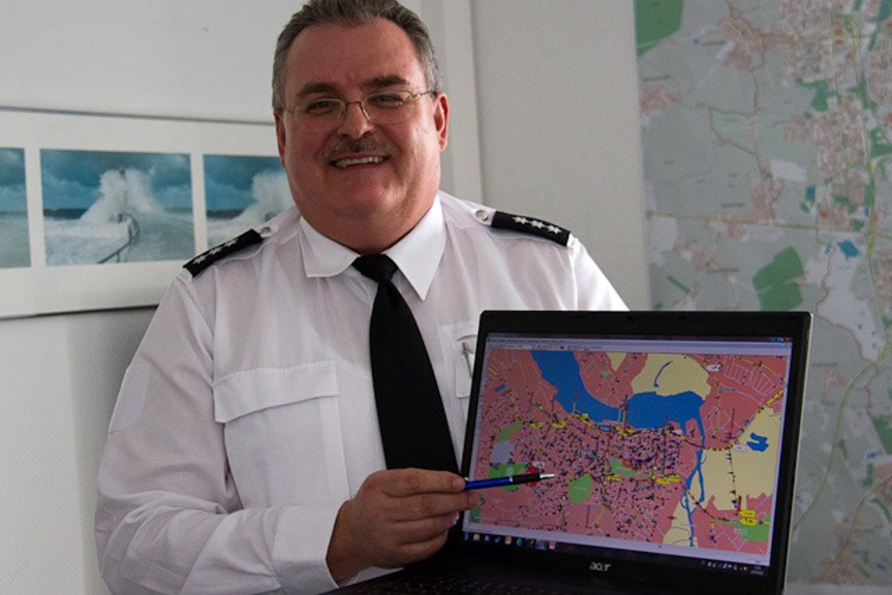 Rudolf Lazar, Verkehrsexperte der Polizei