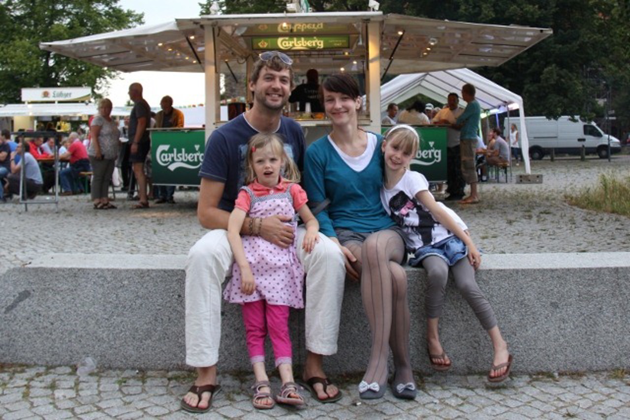 Stefan, Nele, Jenny und Sarah