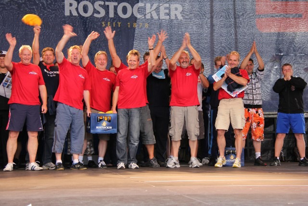 „Rostocker Oldies” bei der Hanse Sail Siegerehrung