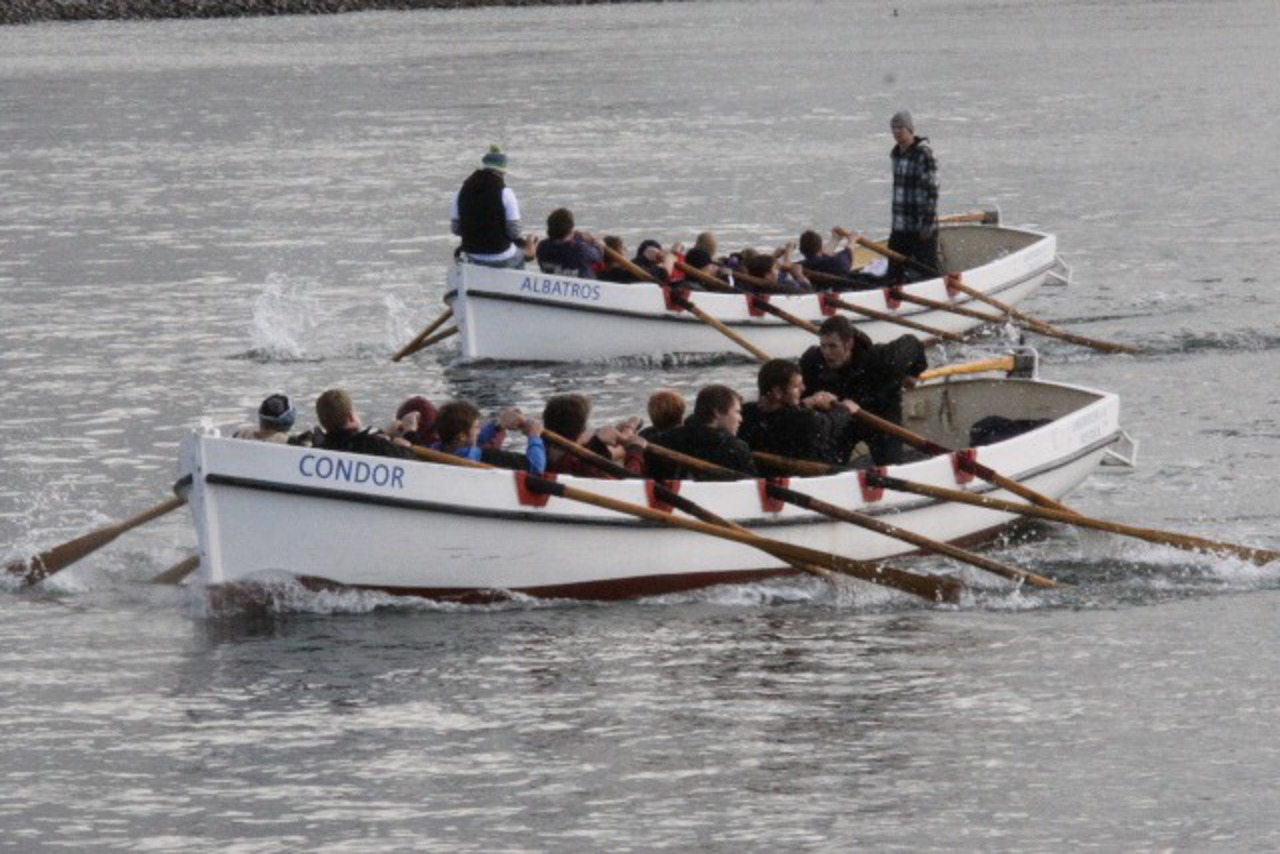 spannende Duelle auf dem Seekanal