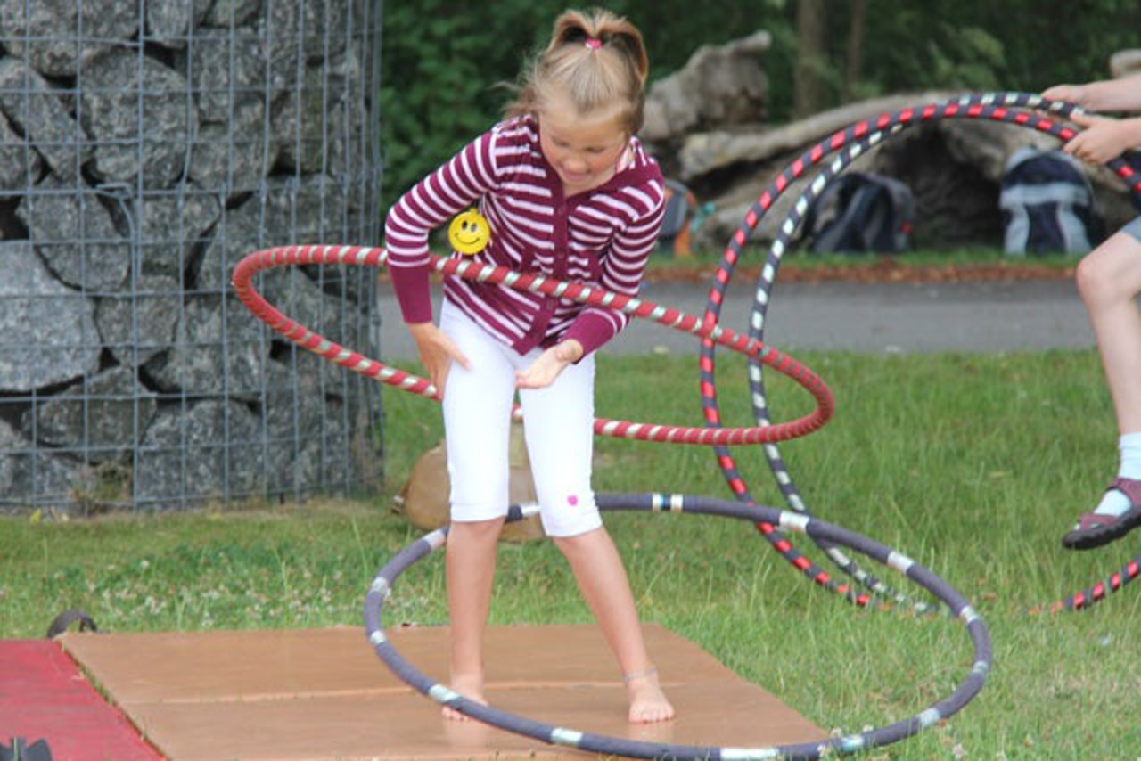 Hula Hoop im IGA-Park