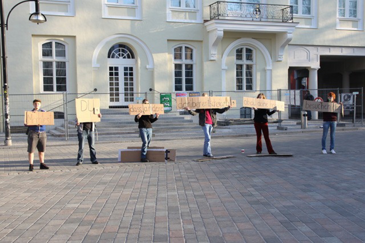 Aktionstag zum Thema Asylbewerberleistungsgesetz