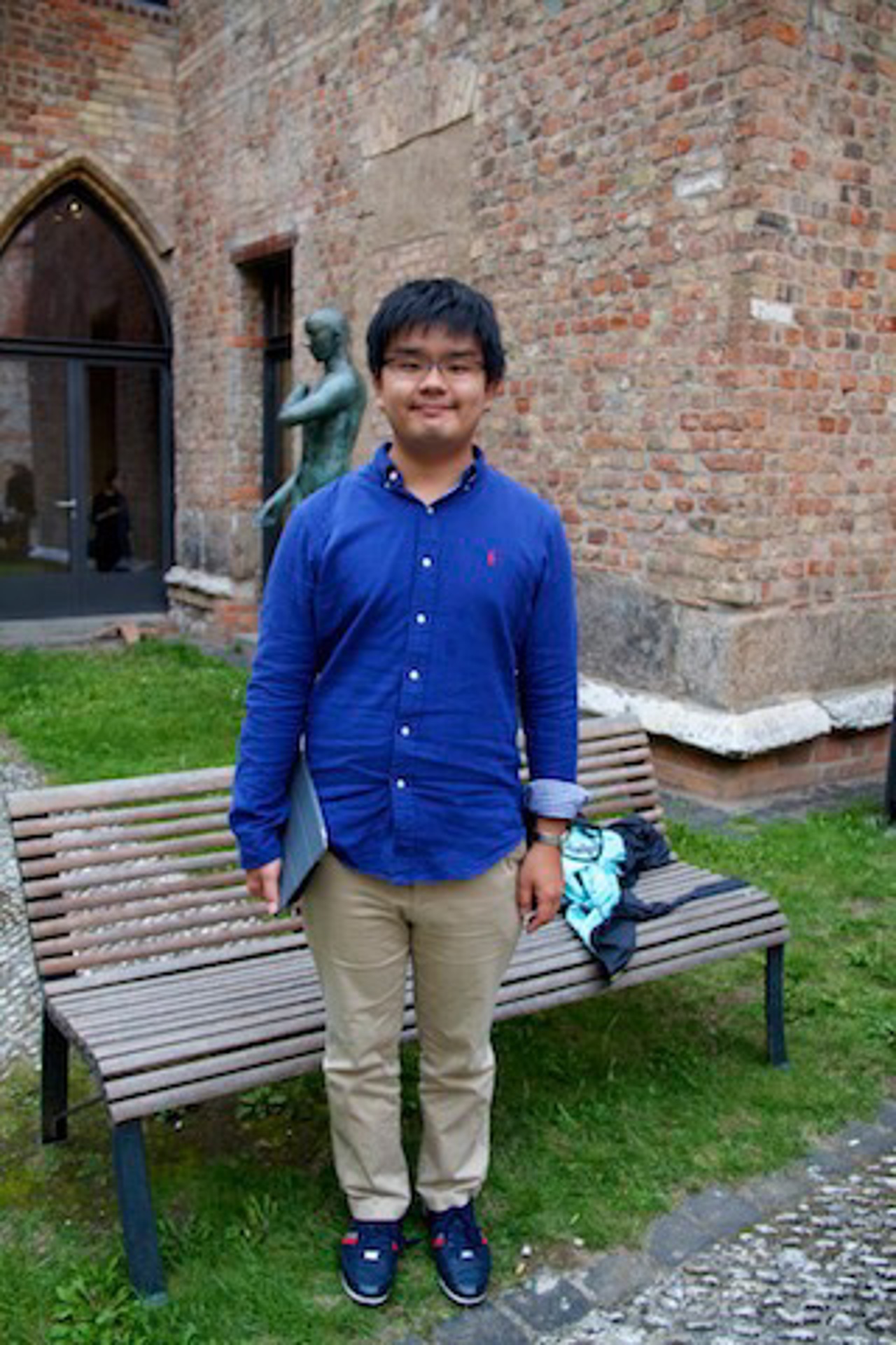 Toshihiro Kaneshige aus Japan freut sich auf den Klavier-Kurs mit Menahem Pressler