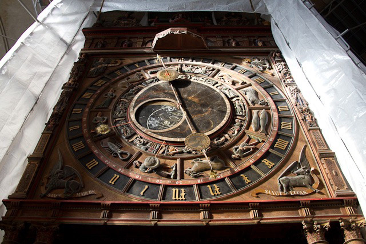 Astronomische Uhr in der Marienkirche