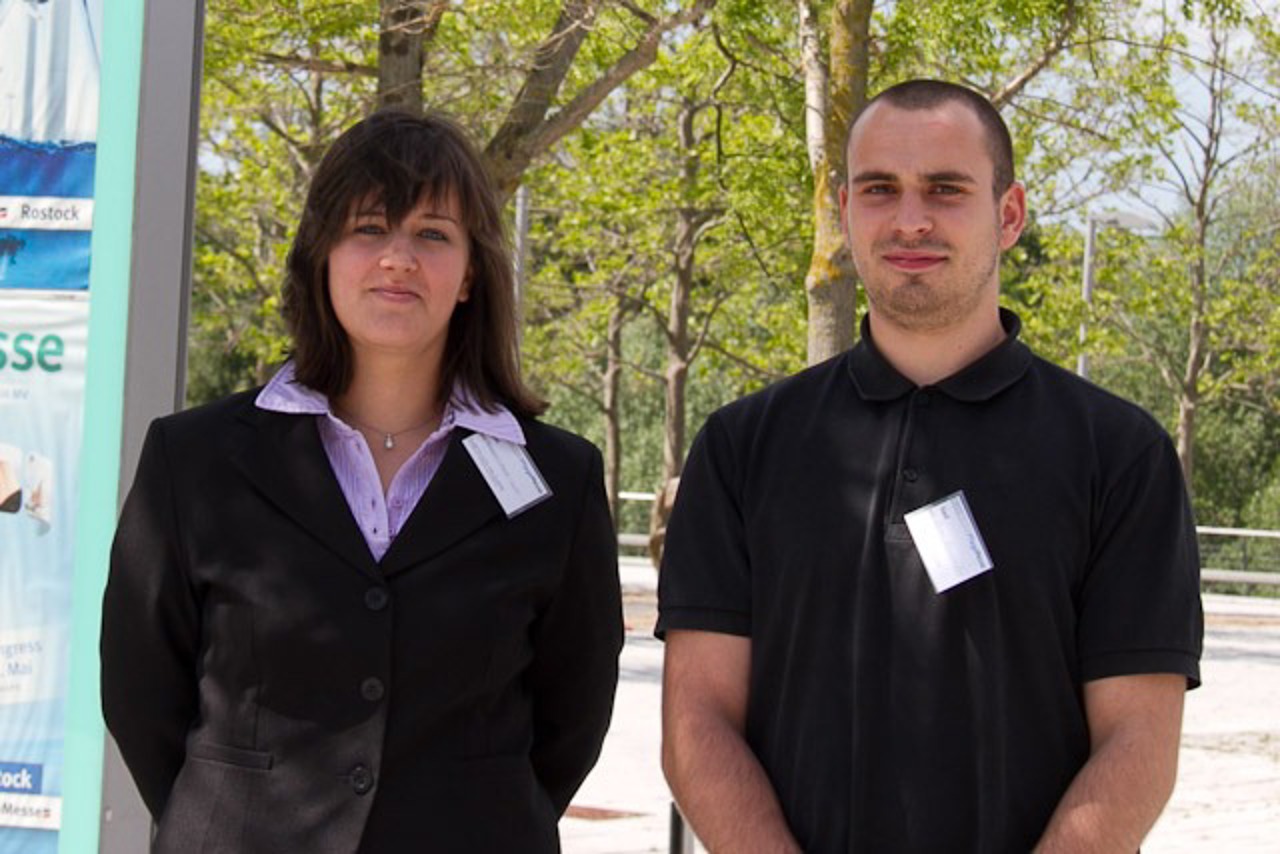 Pflegenachwuchs: Marie Luise Peters und Alexander Ehm