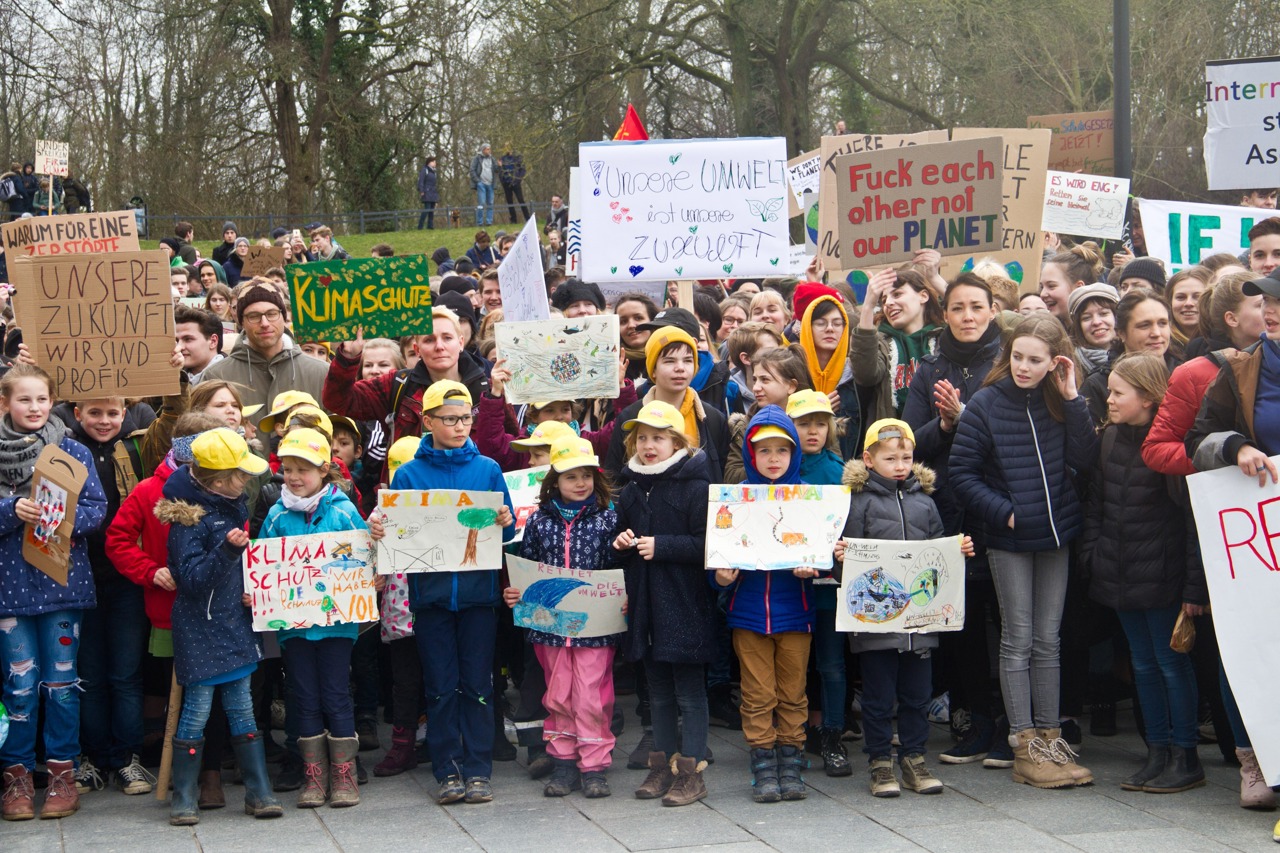 Schüler streiken für einen besseren Klimaschutz