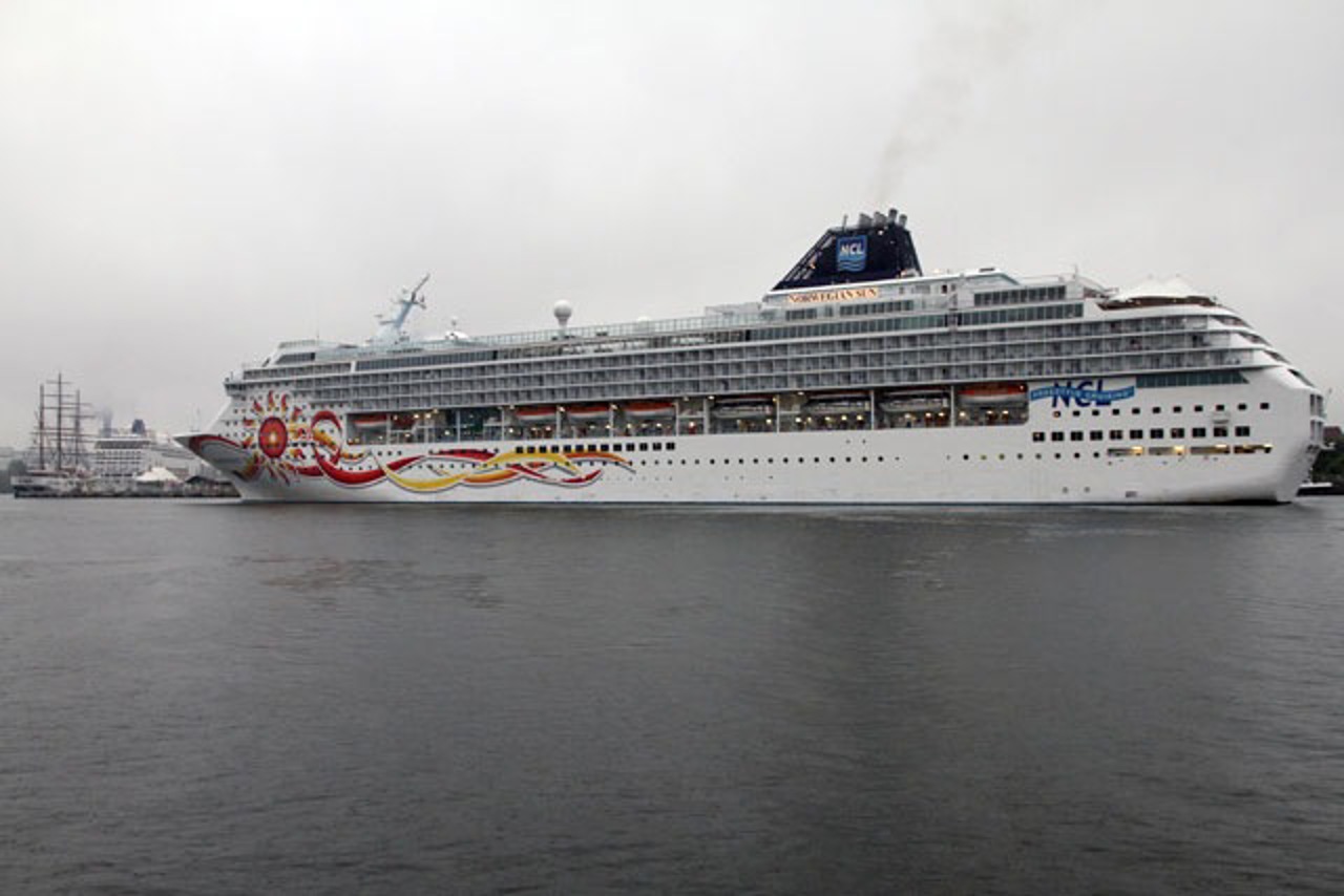 Norwegian Sun, Azamara Journey und Sea Cloud II