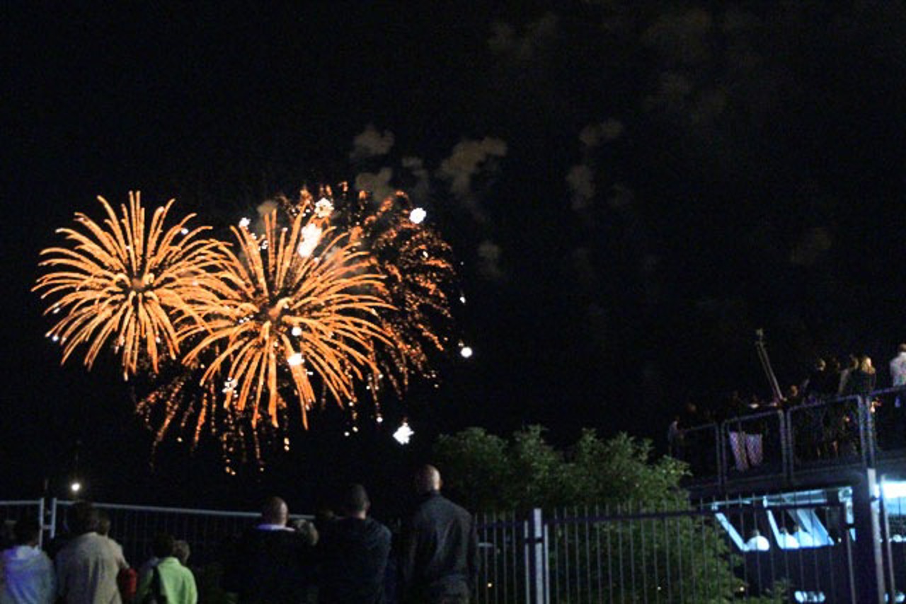 Hanse Sail Feuerwerk in Warnemünde