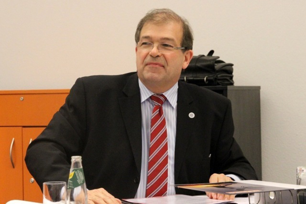 Prof. Wolfgang Schareck, Rektor der Uni Rostock