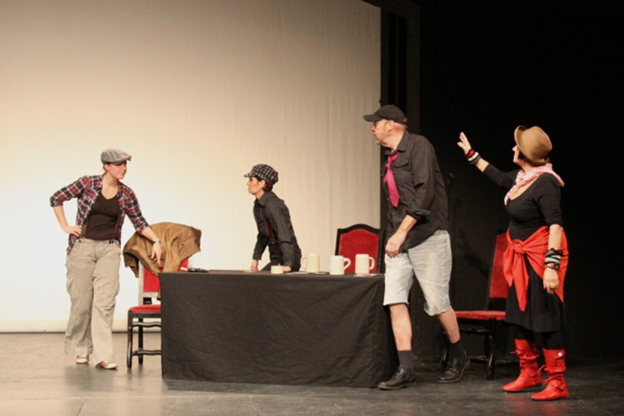 Almut Holmer, Mihaela Caciu, Detlev Bonnekoh und Roswitha Radde