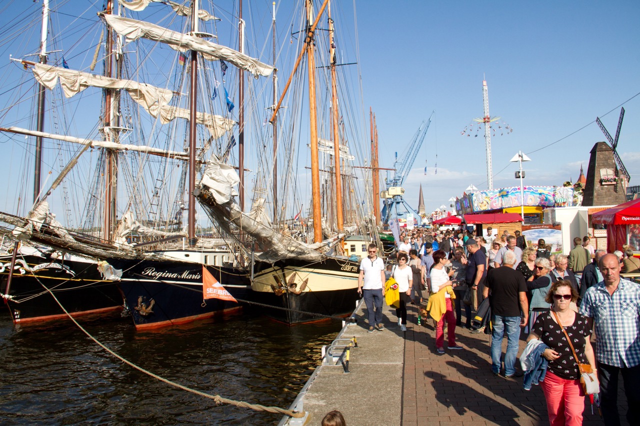 Hanse Sail 2019 im Rostocker Stadthafen