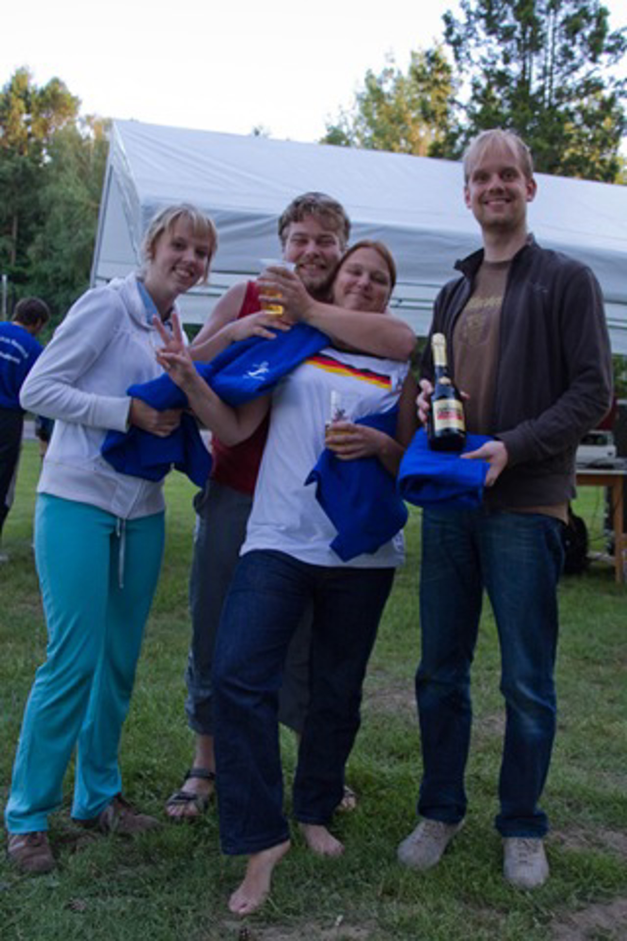 Team Schlaaaand - Sieger im Beachvolleyball