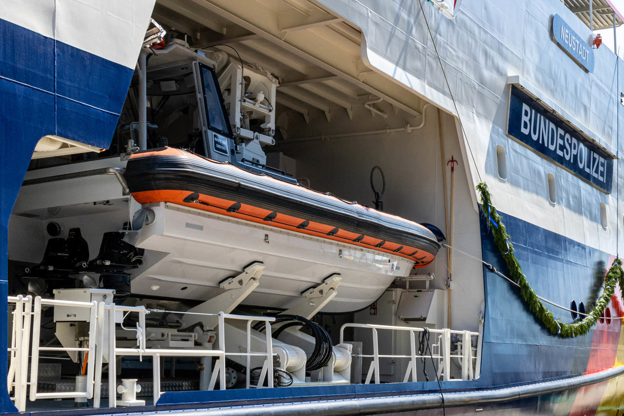 Kontrollboot der BP 84 „Neustadt“