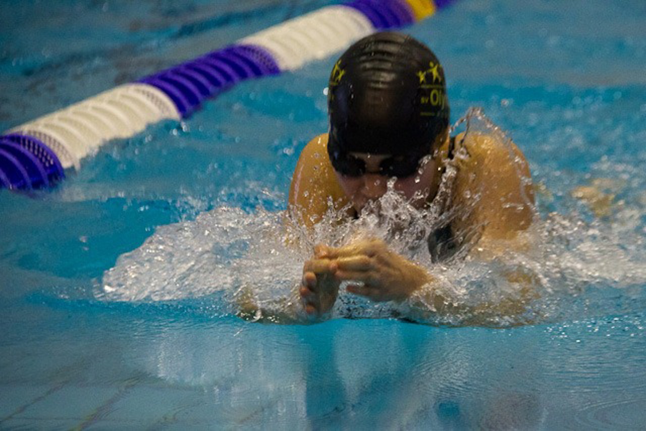 Sarah Wendt vom SV Olympia Rostock war mit drei Goldmedaillen eine der besten Schwimmerinnen des Neptunschwimmfestes 2012