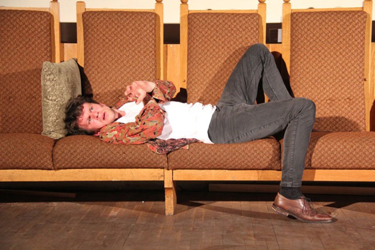 Hannes Florstedt auf der Couch