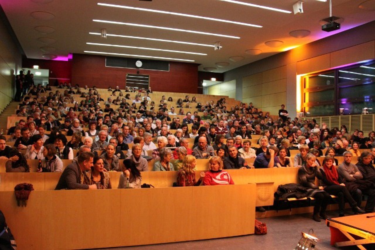 Das Publikum im Audimax