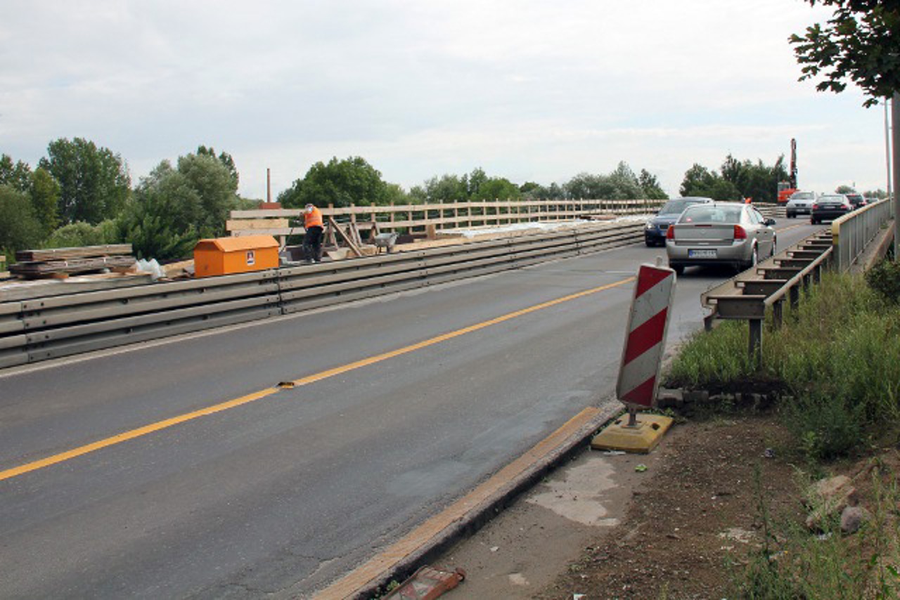 Baustelle an der Vorpommernbrücke