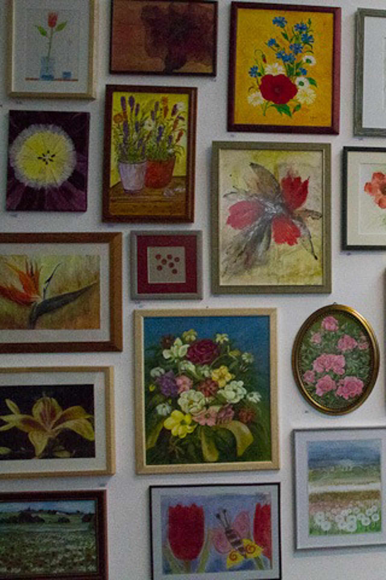 Blumenmalereien bei Rostock kreativ