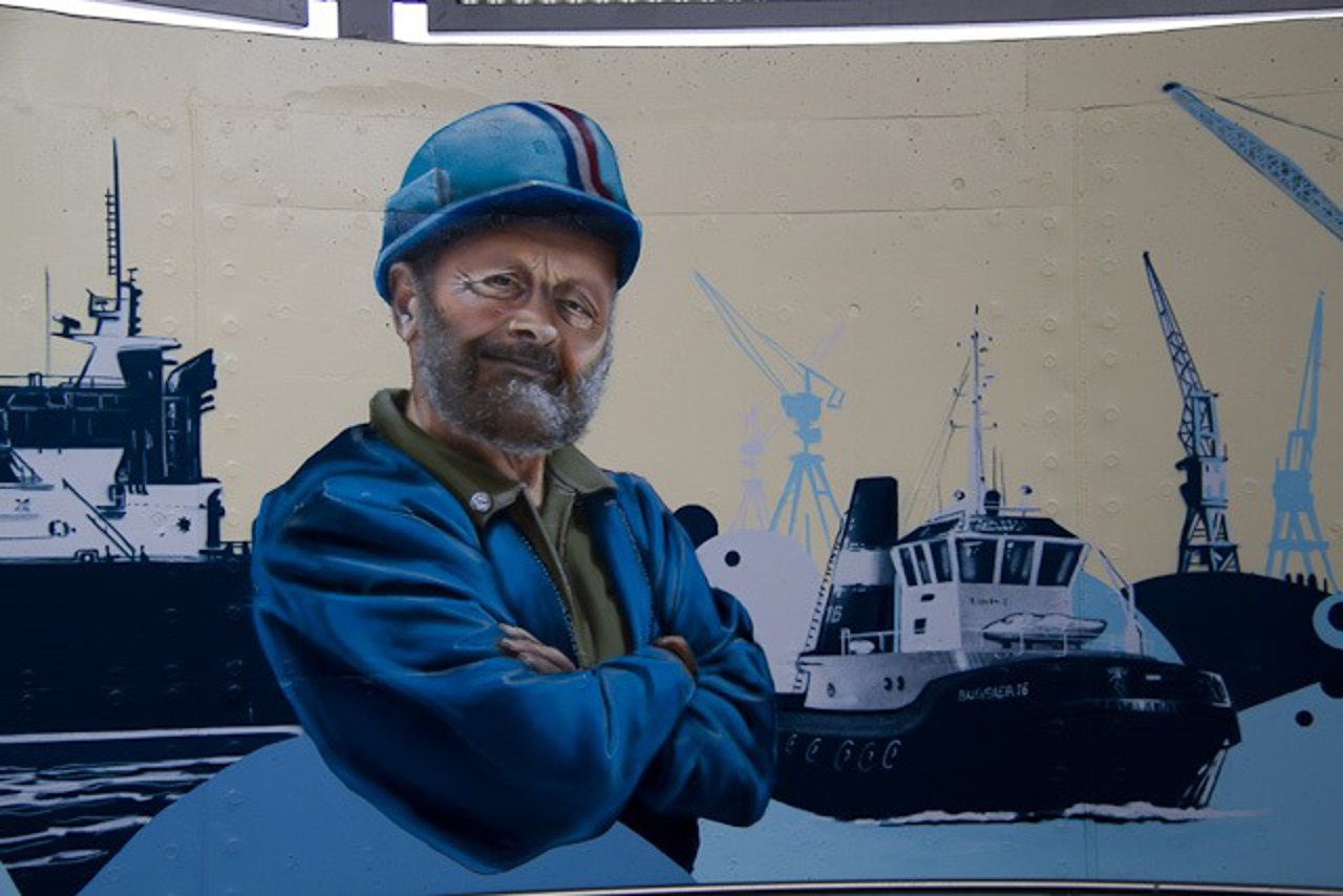 Artunique-Graffiti in Warnemünde