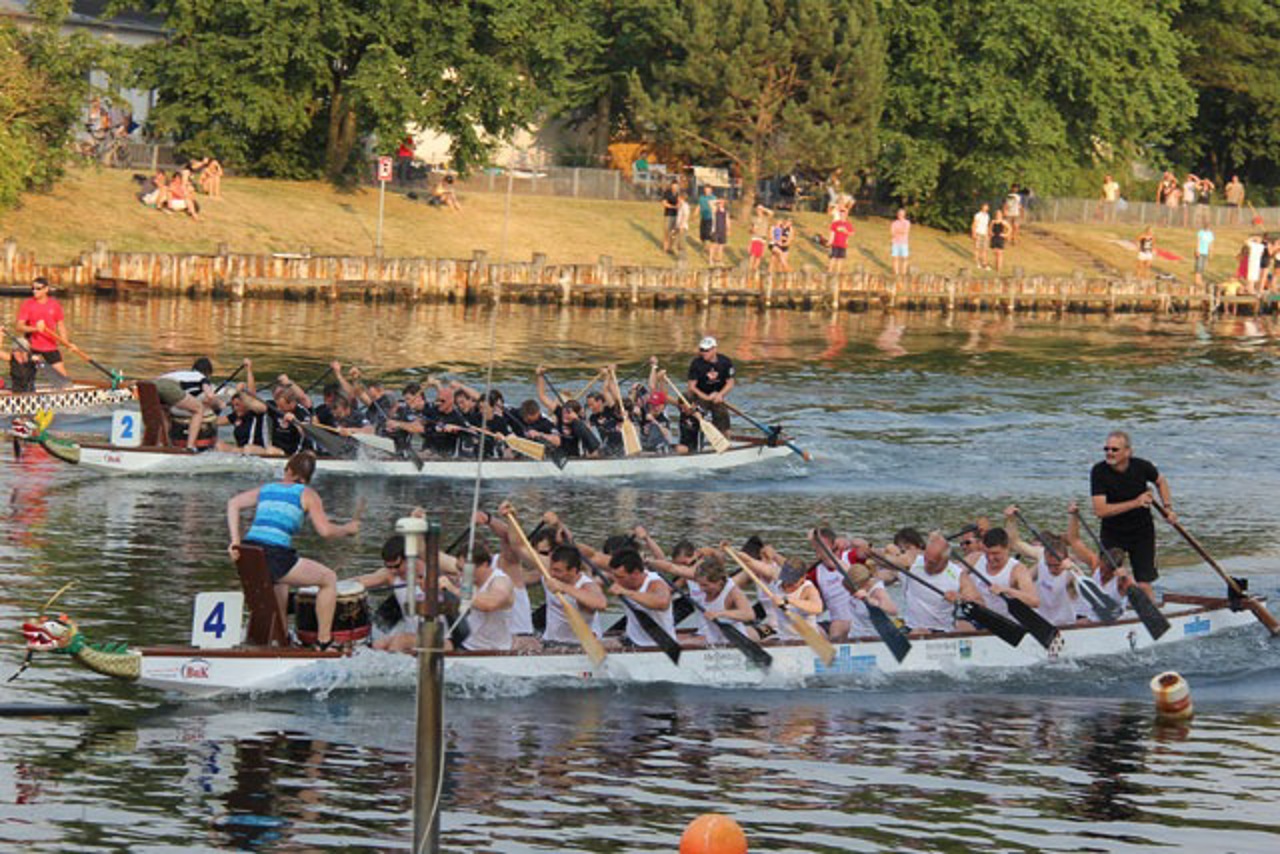 Drachenbootrennen, Finallauf - Loveboat vorne