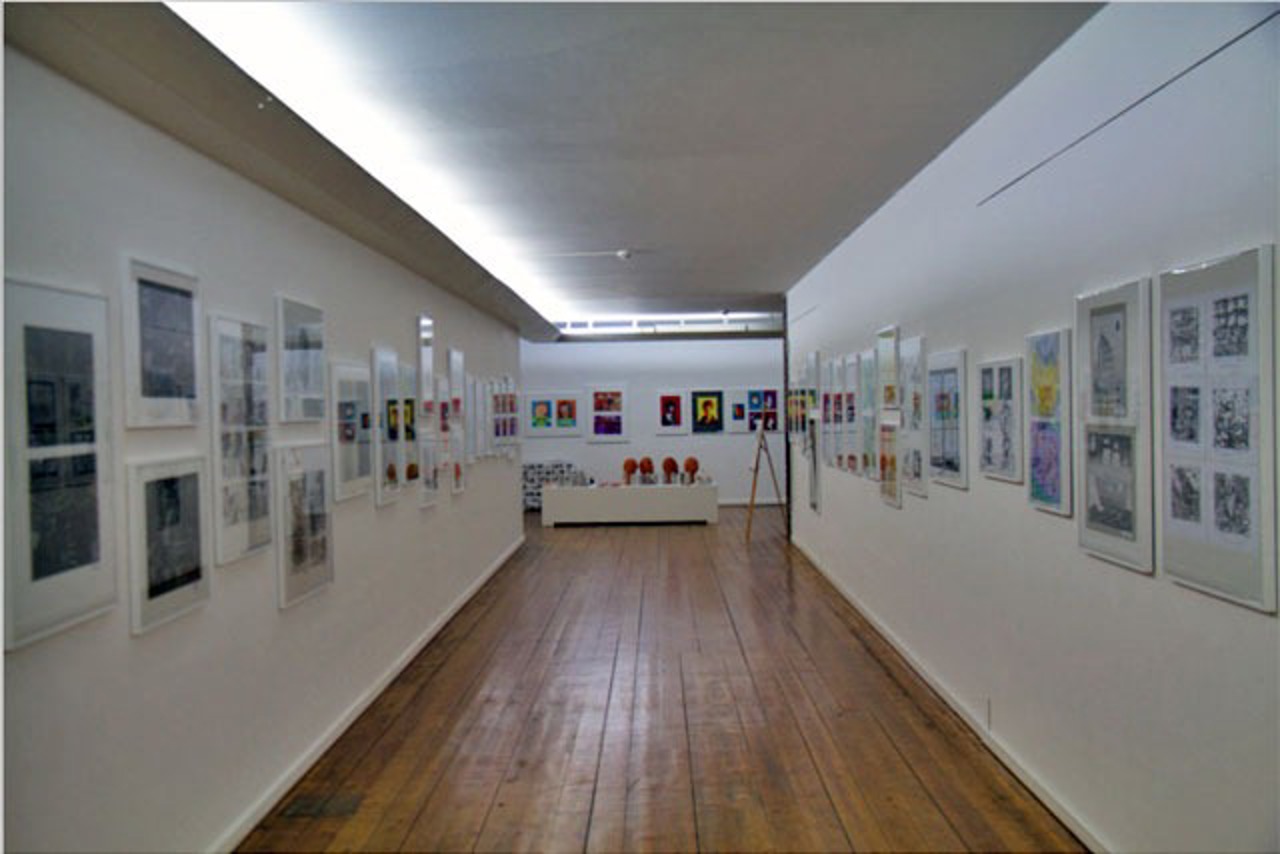 die Galerie im Erdgeschoss der Kunsthalle vor dem Schüleransturm
