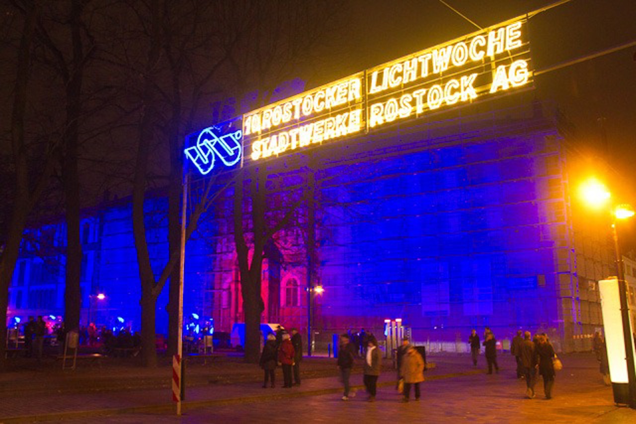 10. Rostocker Lichtwoche der Rostocker Stadtwerke AG
