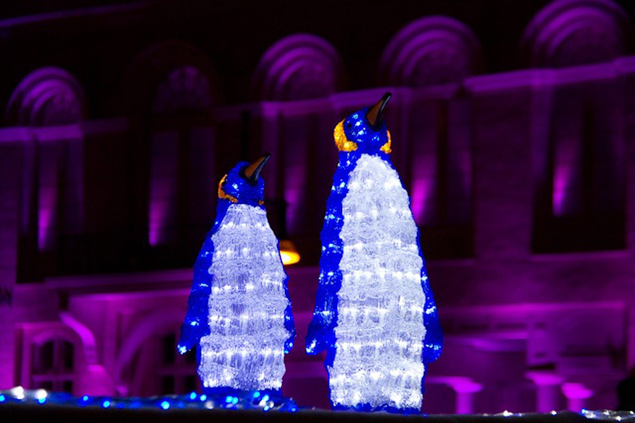 Leuchtfiguren der Rostocker Lichtwoche