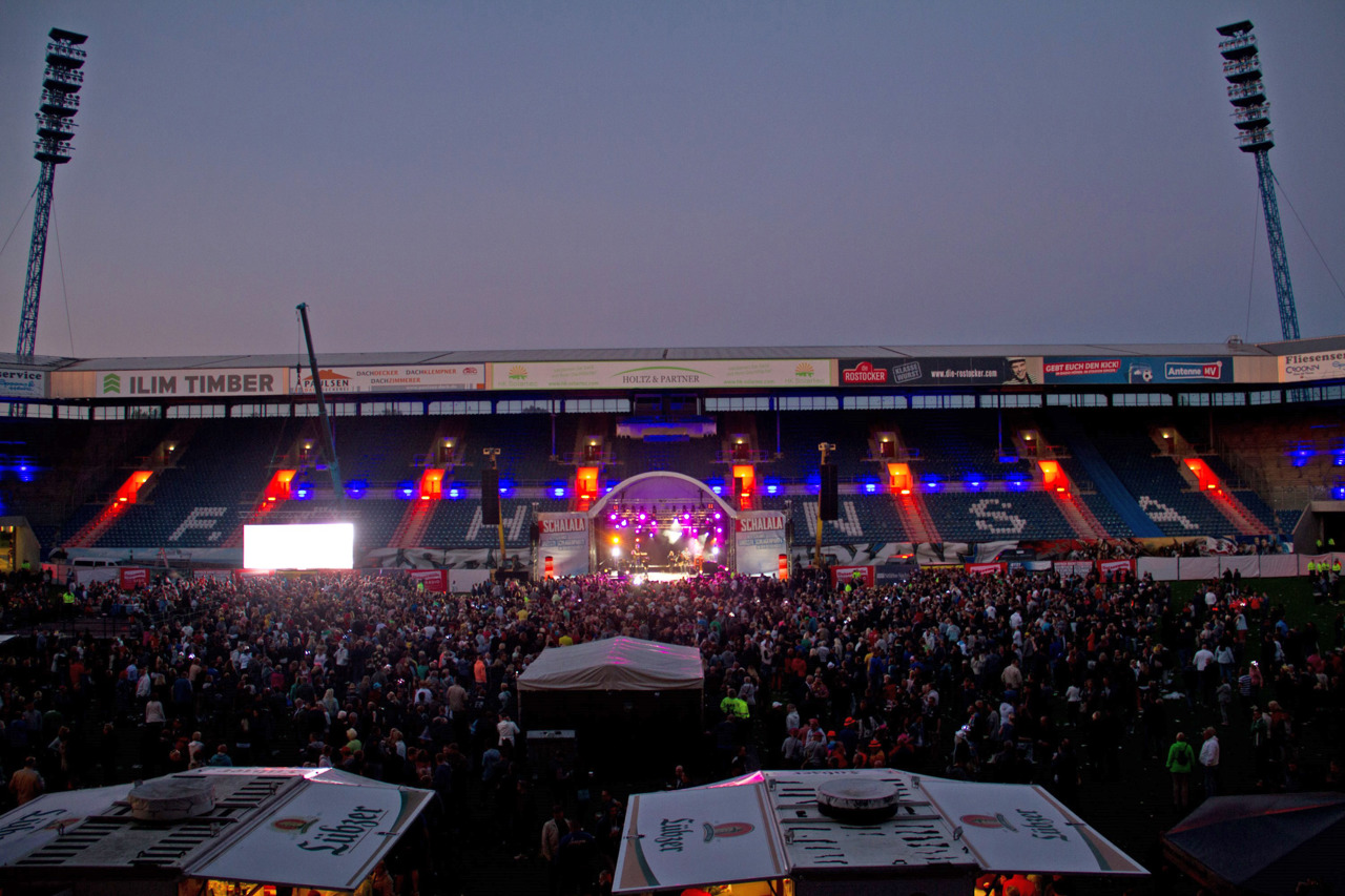 Spontan spielte die Münchner Freiheit bei der Schalala Schlagerparty im Ostseestadion