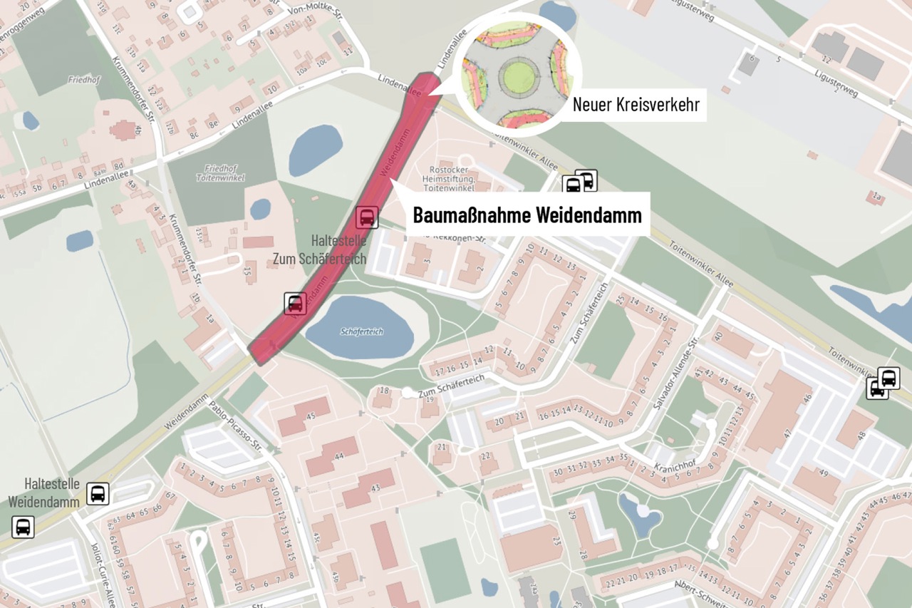 Lageplan der Baumaßnahme (Quelle: RGS)