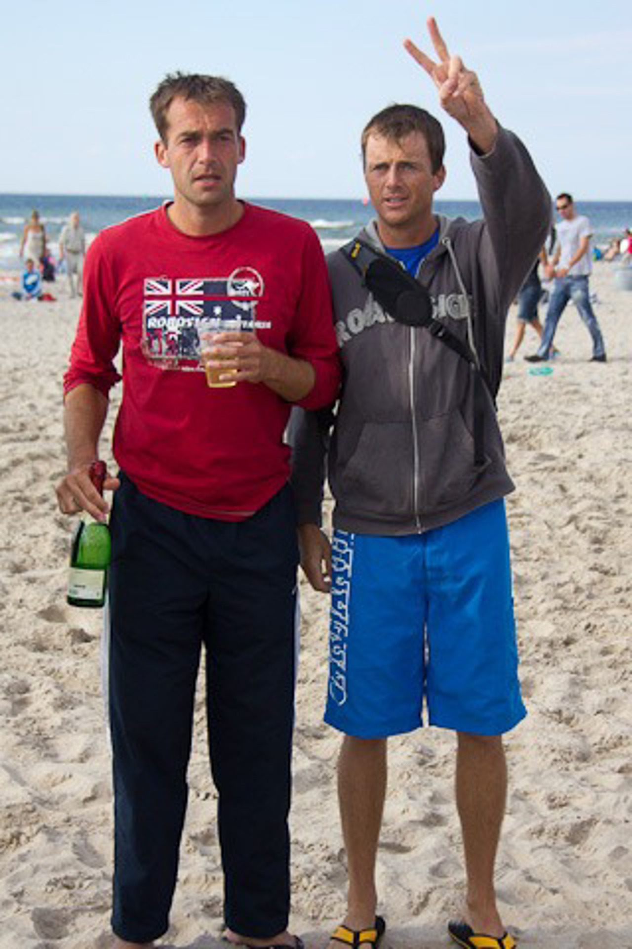 Christian Grapentin und André Rübensam genügte heute der vierte Platz, um Landesmeister zu werden