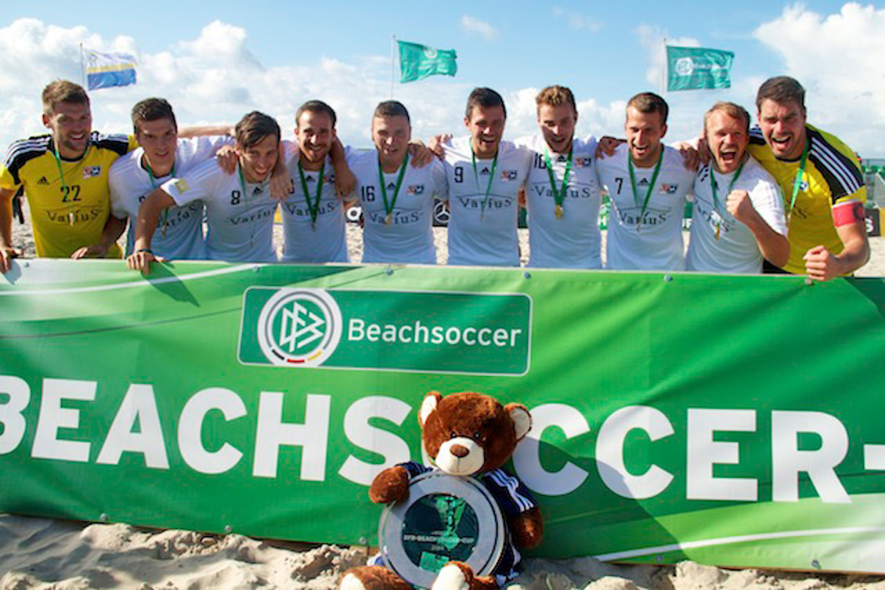 Beach Soccer Team Chemnitz - Sieger des Beachsoccer Cup in Warnemünde
