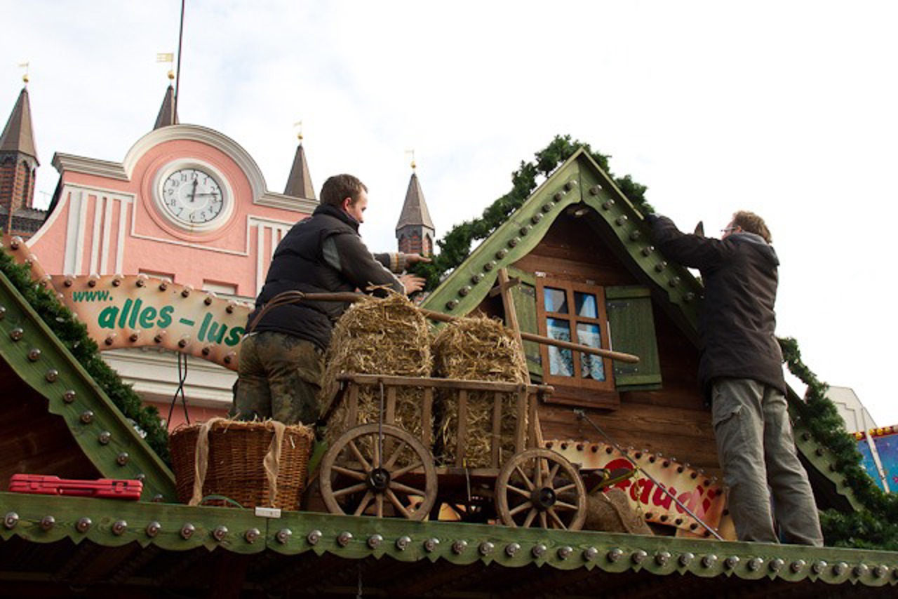 Rostocker Weihnachtsmarkt auf dem Neuen Markt