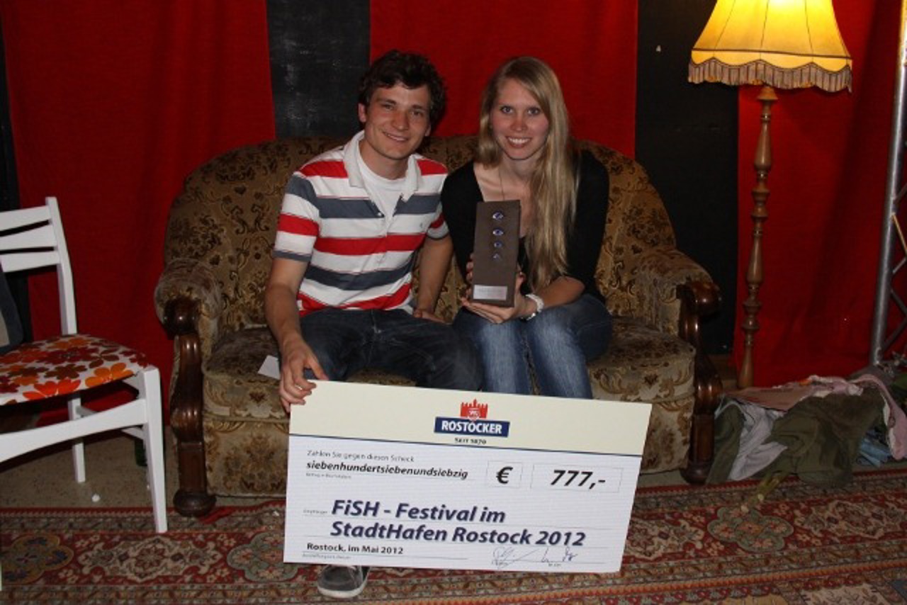 Die Gewinner des Publikumspreises: Robert Jenne und Diane Schüssele mit "Five Minute Love Story"